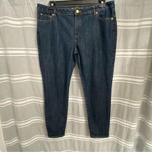 MICHAEL KORS / Izzy Skinny Crop Jeans Plus Size 16